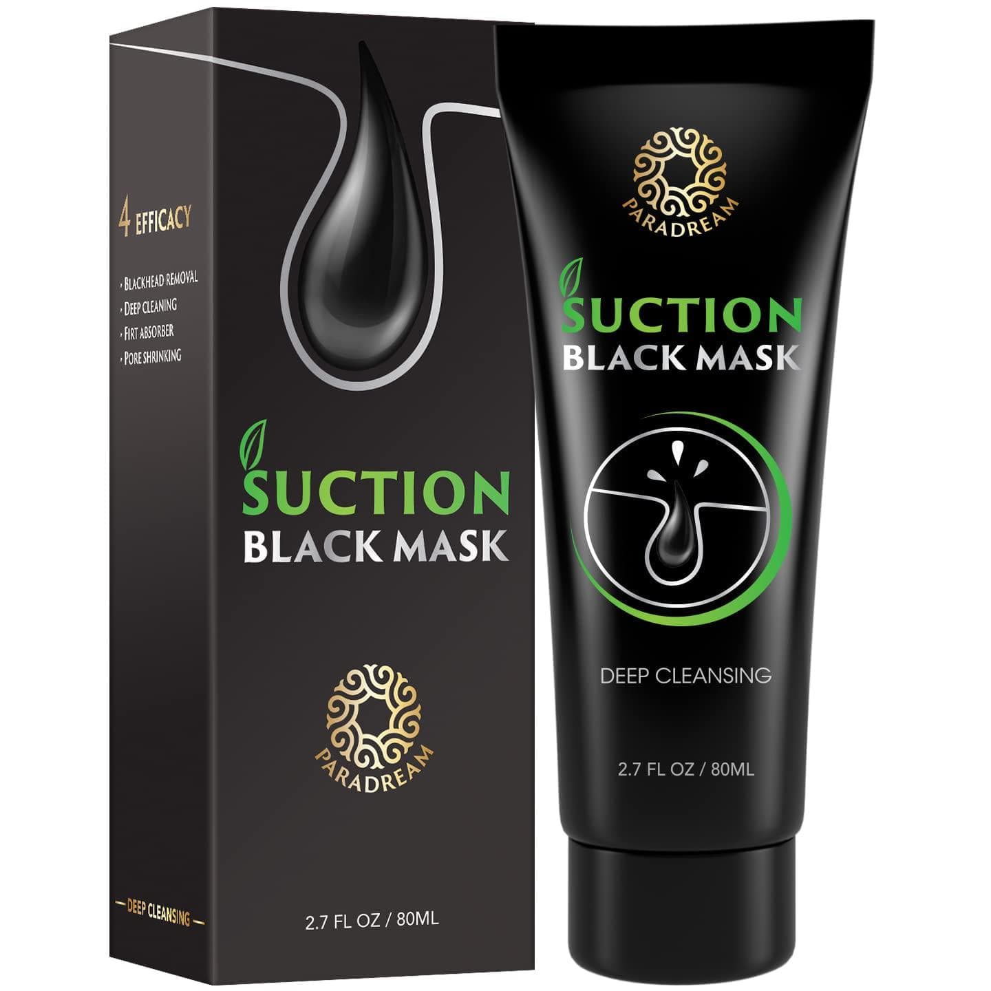 Blackhead Remover Mask, Charcoal Face Mask for Black Head Remover, Blackhead Peel Off Face Mask Pore Cleaner Helps Men and Women Face Skin Care – 2.7 Ounce (80mL)
