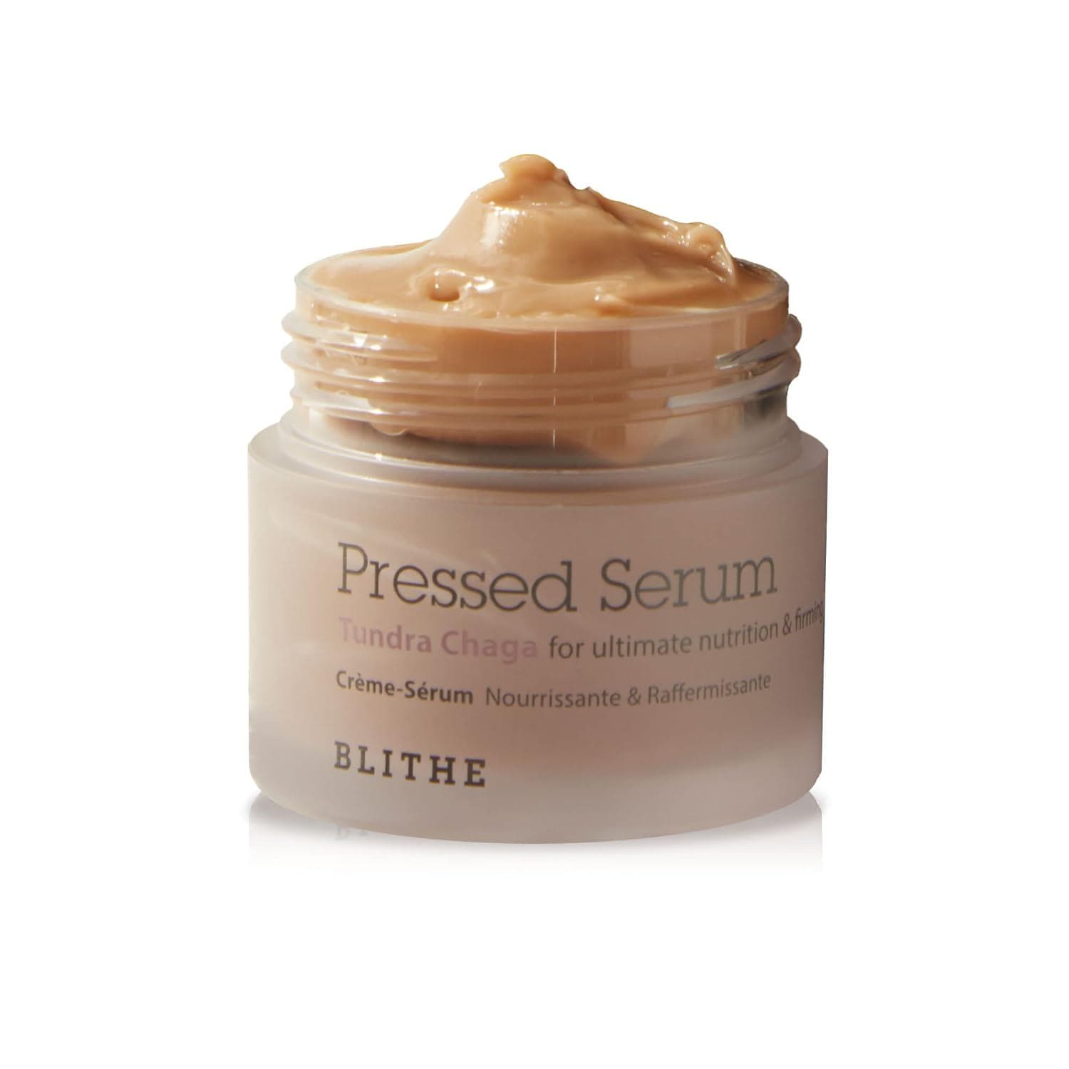 BLITHE Pressed Serum Chaga Mushroom – Advanced Skin Tightening Cream for Face, Face Tightening and Lifting Formula for a Natural Face Lift 0.91 fl oz
