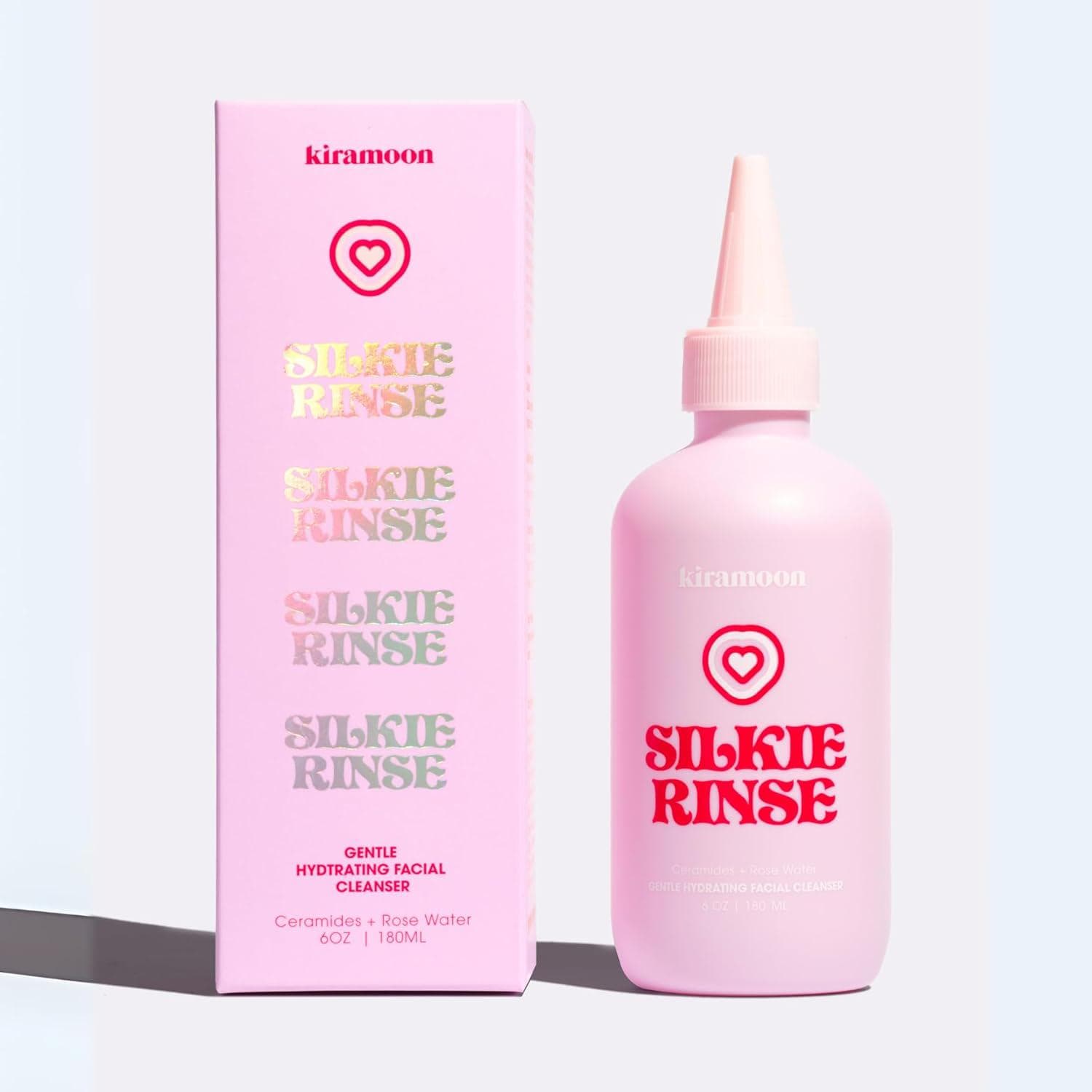 Face Wash Silkie Rinse Hydrating Gentle Face Cleanser for Dry or Sensitive Skin – Hydrating Makeup Remover and Face Wash w/Ceramides and Squalane