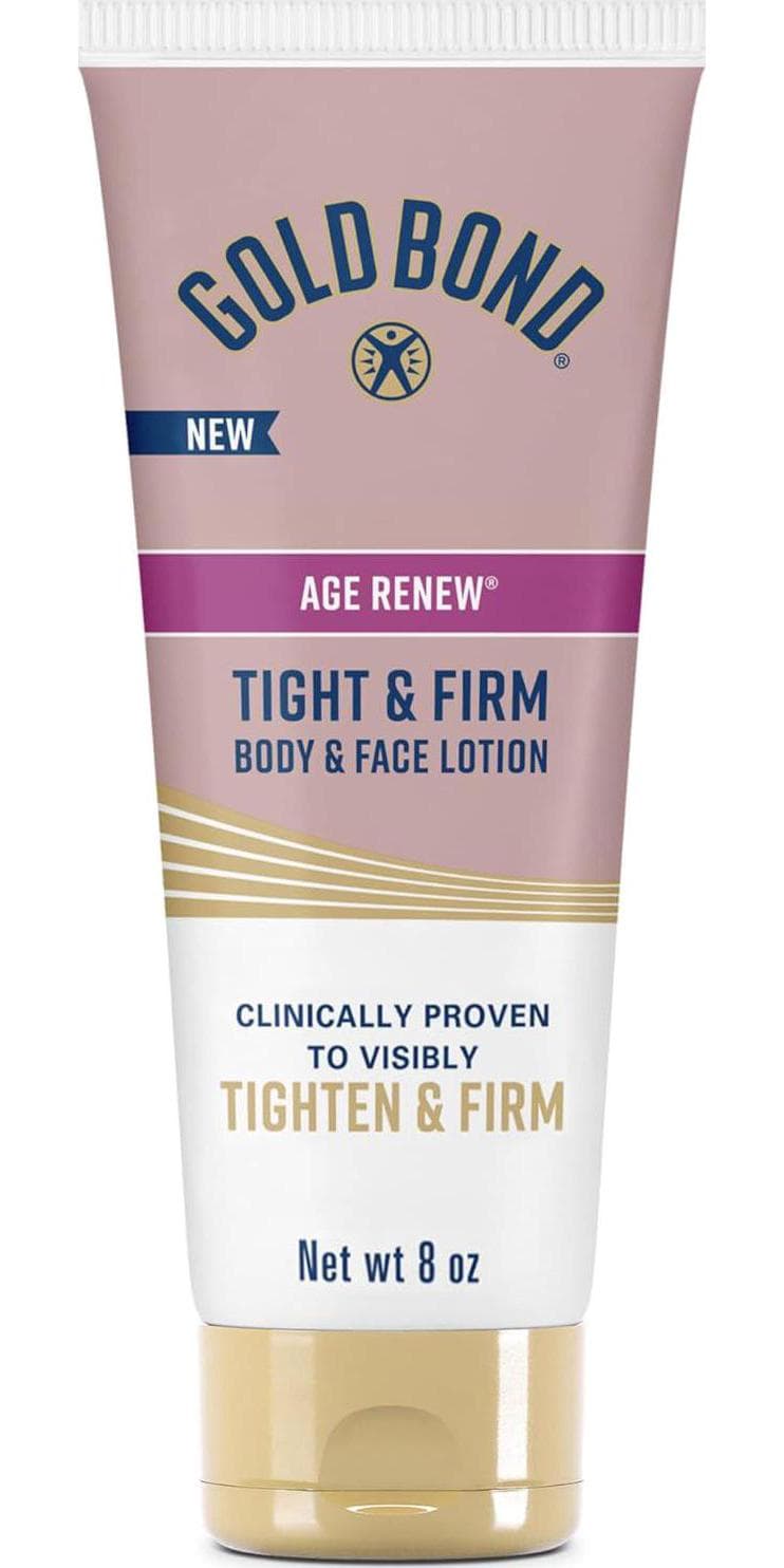 Gold Bond Age Renew Tight and Firm Body and Face Lotion with Proteins and Lipids, Skin Firming Lotion for Aging, Dry Skin, 8 oz.