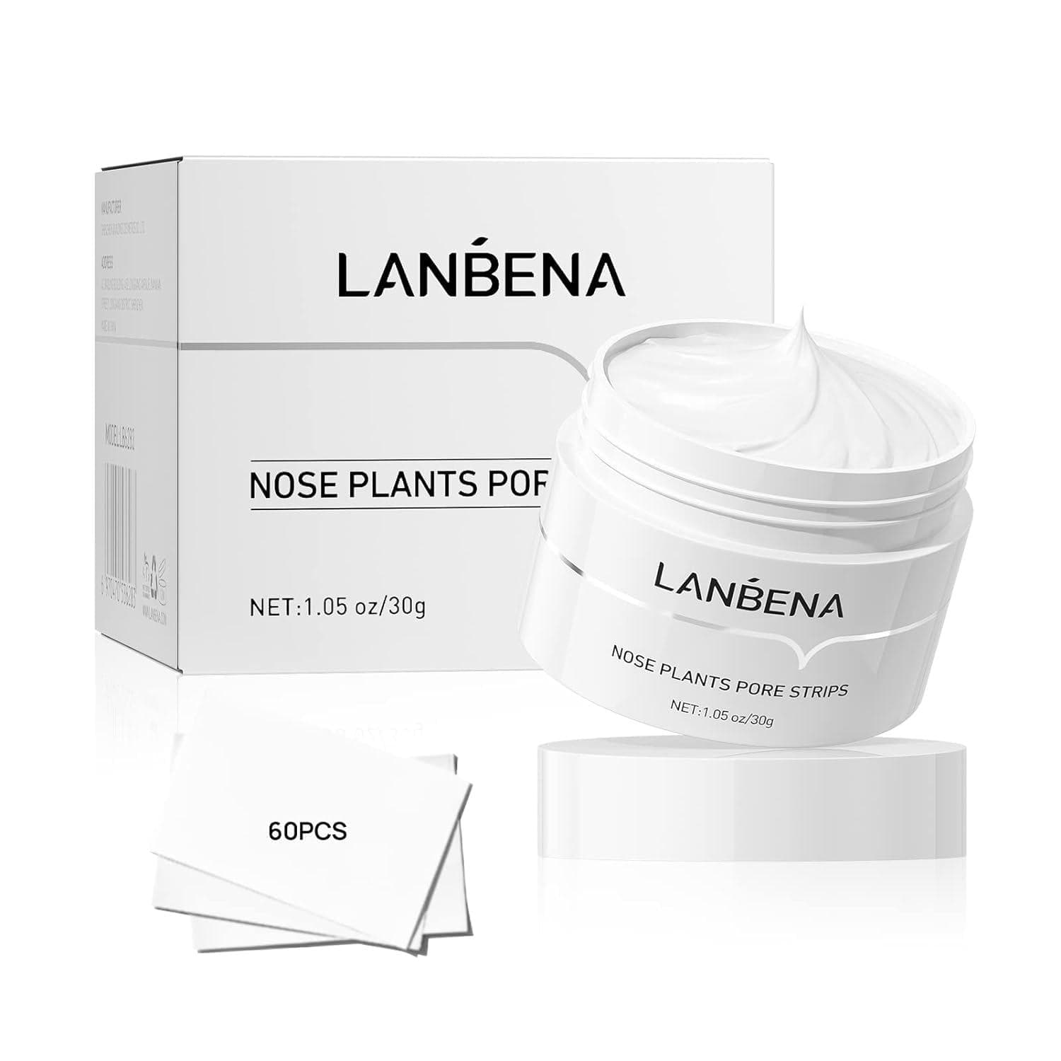 LANBENA Blackhead Remover – Peel Off Mask for Nose and Face, Blackhead Removal Kit 1.05oz
