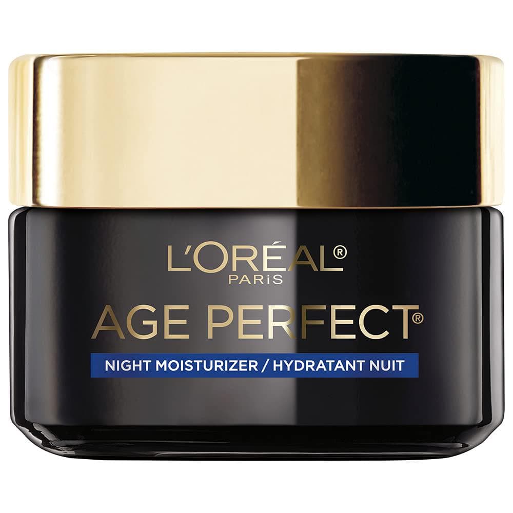 L’Oreal Paris Age Perfect Cell Renewal Anti-Aging, Anti-Wrinkle Night Moisturizer with Antioxidants 1.7 oz