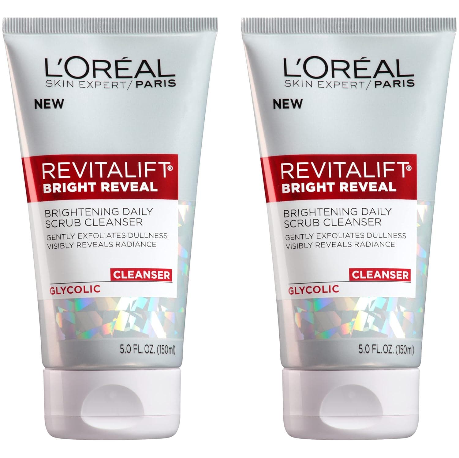 L’Oreal Paris Revitalift Bright Reveal Anti-Aging Facial Cleanser with Glycolic Acid 5 fl. oz (Pack of 2)