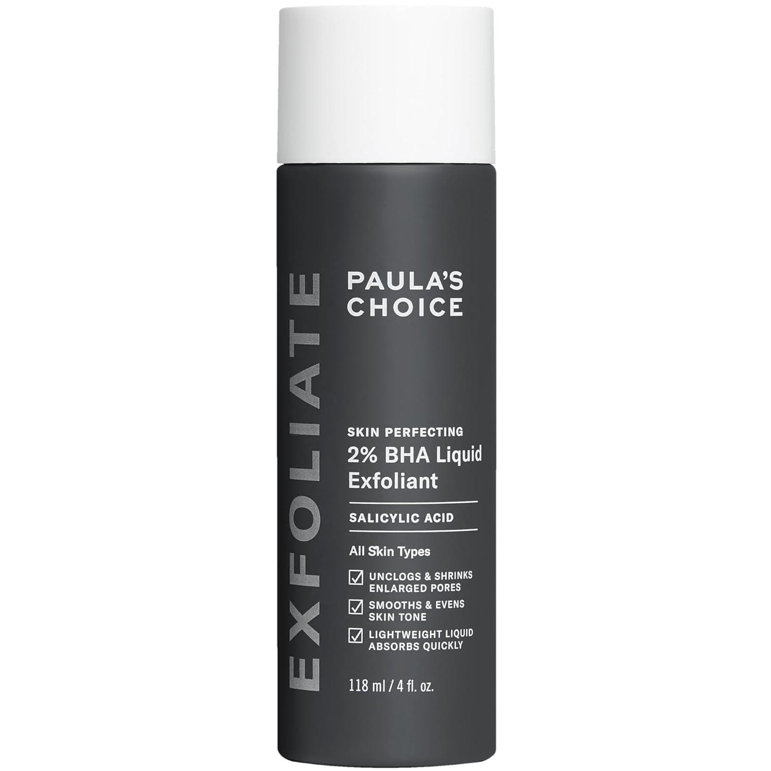 Paula’s Choice SKIN PERFECTING 2% BHA Liquid Salicylic Acid Exfoliant-Facial Exfoliant for Blackheads, Enlarged Pores, Wrinkles and Fine Lines