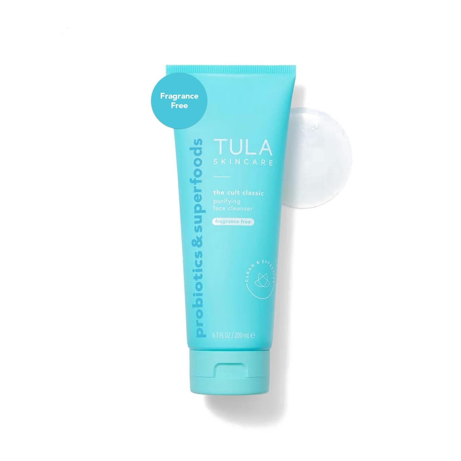 TULA Skin Care Cult Classic Purifying Face Cleanser – Gentle and Effective Face Wash, Makeup Remover, Nourishing and Hydrating