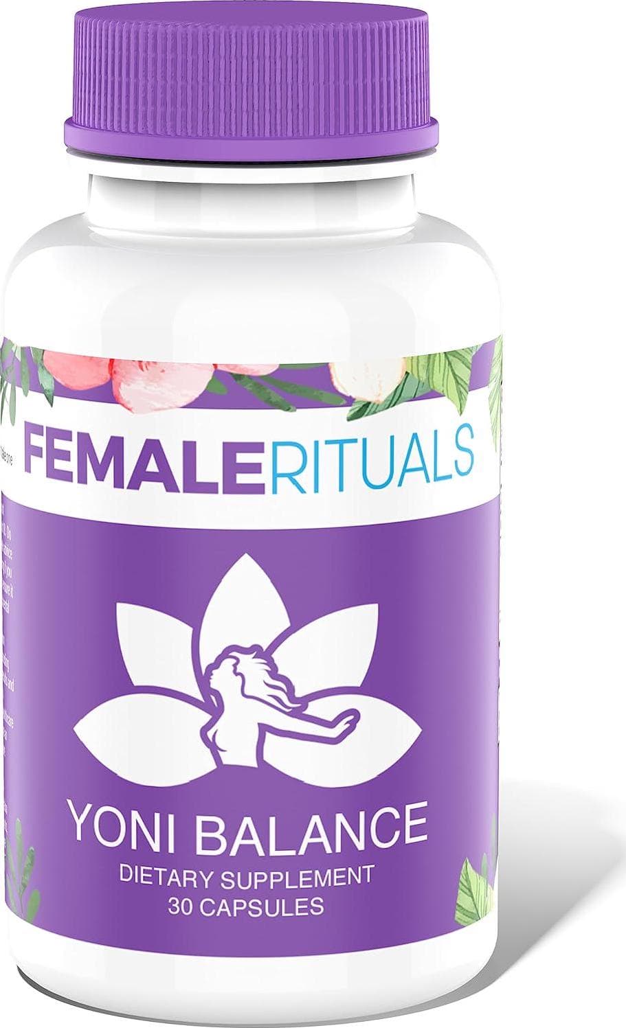 Yoni Balance Vaginal Tightening Pills 30 Pack – Vaginal Rejuvenation and Vagina Moisturizer for Dryness – Vaginal Tightener with Kacip Fatimah – No Tightening Gel or Cream Needed